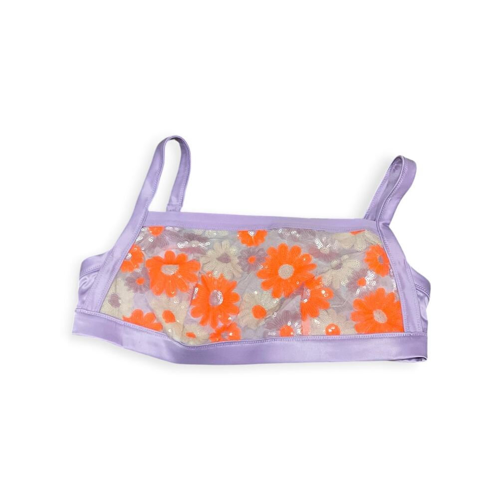 Aerie Sequin Bra Women XL NWT